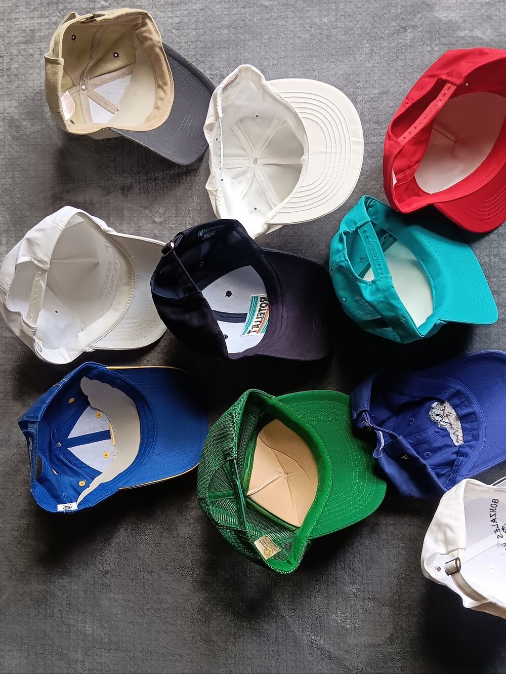 Vintage Baseball Cap Hat Lot Of 10, 90s 1990s Retro Trucker Mechanic Bundle - Picture 6 of 10